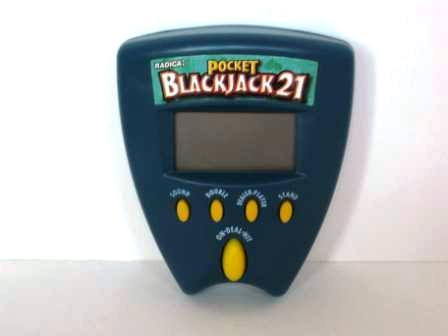 Pocket Blackjack 21 (Blue) (1999) - Handheld Game